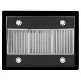 Faber HERCULES ISOLA SMART DTC BK 90 Island Chimney, 90 cm, 1400 m³/hr, Triple-Layer Baffle Filter, Dual Touch Control