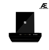 Faber LAUREN IN HC SC FL BK 60 Kitchen Chimney | 60 cm, 1400 m³/hr, Filterless, Heat Auto Clean, Odor Sensor