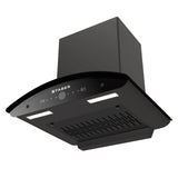 Faber HOOD MYSTIC HC SC FL BK IN 60 Kitchen Chimney | 60 cm, 1500 m³/hr, Filterless, BLDC Motor, Auto Clean