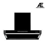 Faber HOOD PINNACLE FL HC BK 90 Kitchen Chimney | 90 cm, 1500 m³/hr, Filterless, Heat Auto Clean, Touch & Gesture Control