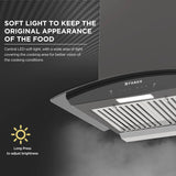 Faber HOOD PRIMUS PLUS ENERGY IN HCSC BK 60 Kitchen Chimney | 60 cm, 1500 m³/hr, Heat Auto Clean, Baffle Filter