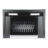 Faber HOOD SILENCIO 3D IND HC SC FL BK 60 Kitchen Chimney | 60 cm, 1400 m³/hr, Filterless, 6-Way Auto Clean, Touch & Gesture Control