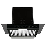 Faber VENUS 3D PLUS HC SC BK BF 60 Kitchen Chimney | 60 cm, 1350 m³/hr, Baffle Filter, Heat Auto Clean, Touch & Gesture