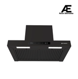 Faber Mars 60cm 1000m³/hr Heat Auto Clean Chimney | 2-Layer Baffle Filter | Touch & Gesture Control | Black Finish - Hood Mars TC BF BK IN 60 - T