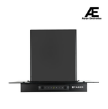 Faber Mercury IN 60 cm Auto-Clean Kitchen Chimney with 1200 m³/hr Suction, Baffle Filter, Gesture & Touch Control, 3 Speed & LED Lights, Black – HOOD MERCURY IN HC SC BK BF 60