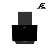 Faber Trendy 60cm 1500m³/hr BLDC Autoclean Black Glass Chimney | Filterless | Touch & Gesture Control - Hood Trendy BLDC HC SC FL BK IN 60 - V