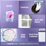 Haier 8 kg 5 Star Vortex pulsator Semi Automatic Top Load Washing Machine (HTW80-186)