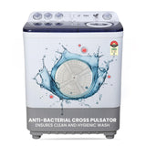 Haier 8 kg 5 Star Vortex pulsator Semi Automatic Top Load Washing Machine (HTW80-186)