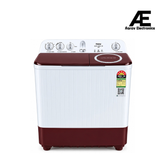 Haier 8 Kg 5 Star Semi Automatic Top Load Washing Machine – Burgundy – HTW80-196BR