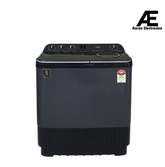 Haier 9 Kg 5 Star Semi Automatic Top Loading Washing Machine (HTW90-196BBK Magic Filter, Rat Mesh, Toughened Glass Top Black)