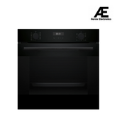 Bosch Series 4 76L 60cm Built-in Oven with Hot Air Safety Fan (HUA717BA0I, Black)