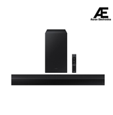 Samsung Q-Symphony Soundbar (HW-Q600C/XL), USB, Bluetooth with 3.1.2 Channel, Wireless Subwoofer, and 2 Up-Firing Speakers, Dolby Atmos Music (Black) (Open Box / Without Box)