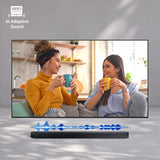 Samsung 320 W True 3.1.2ch Soundbar with Dolby Audio | Q-Symphony | Center, Up-Firing Speakers | HDMI eARC | Optical in | Bluetooth 5.3 | Wireless Subwoofer (HW-Q600H/XL, Titan Black)