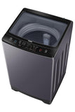 Haier 8 Kg 5 star Fully Automatic Top Loading Washing Machine HWM80-H826S6, Starry Silver, Butterfly Shape Heater, Oceanus Wave Drum,Near Zero Pressure, Toughened glass)