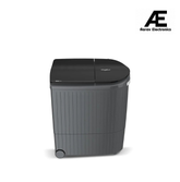 Whirlpool 9 Kg 5 Star Semi-Automatic Top Loading Washing Machine (HYDROWASH ELITE 9.0 MIDNIGHT GREY(10YR), 3D Wave Technology)