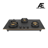 Faber 78 cm 3 Burner Built-in Gas Hob with Brass Burners, Auto Ignition & Flame Failure Device – Hob Verona HD783 CI FFD AI