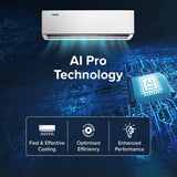 Blue Star 2 Ton 3 Star, New Star Rated, Smart Inverter Split AC (Copper,4-Way Swing, DigiQ Hepta Sensor, Blue Fins,Turbo Cool, Self Clean Technology (IA322DXU, White)