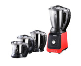 USHA iChef Mixer Grinder 750W 4 Jars, 8-in-1 Functions, Dual Lock Technology, 3-Speed with Inching Settings, Jars with Flow Breakers, Easy Push-Lid Opening, 5 Years Warranty on Motor (White and Black)