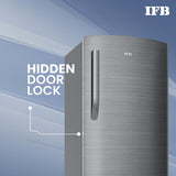 IFB 197L 5 Star Direct Cool Single Door Refrigerator (IFBDC-2235DBSE, Brush Grey, Advanced Inverter Compressor, Extraordinary Storage with Humidity Controller)
