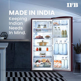 IFB 206L 4 Star Direct-Cool Single Door Refrigerator with Advanced Inverter Compressor (IFBDC-2324DRBE Midnight Bloom Red) Extraordinary Space with Humidity Controller