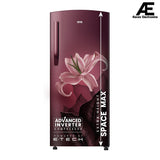IFB 206L 4 Star Direct-Cool Single Door Refrigerator with Advanced Inverter Compressor (IFBDC-2324DRBE Midnight Bloom Red) Extraordinary Space with Humidity Controller