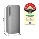 IFB 206L 5 Star Direct Cool Single Door Refrigerator (IFBDC-2325DBSE, Brush Grey, Advanced Inverter Compressor, Extraordinary Storage with Humidity Controller)