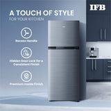 IFB 241L 3 Star Frost Free Advanced Inverter Double Door Refrigerator (Eco Cool IFBFF-2913DBSE, Brush Grey, 7 in 1 Multi Mode with 360 Degree Cooling)