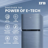 IFB 241L 3 Star Frost Free Advanced Inverter Double Door Refrigerator (Eco Cool IFBFF-2913DBSE, Brush Grey, 7 in 1 Multi Mode with 360 Degree Cooling)