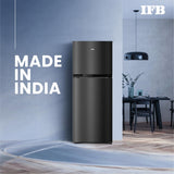 IFB Smart Choice 241L 3 Star Tru Convertible 10-in-1 Advanced Inverter Frost Free Double Door Refrigerator (IFBFF-2913DKSET, Metal Black, 360 Degree Cooling, Extraordinary Space)