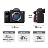 Sony Alpha 7 IV Full-Frame Hybrid Camera ILCE-7M4 | 33MP Mirrorless Camera, 10 FPS, 4K 60p, 10-Bit 4:2:2