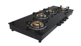 Faber 4 Burner Gas Cooktop with Brass Burners, Auto Ignition & Powder-Coated Finish – HOB COOKTOP JUMBO XL AI 4BB