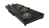 Faber 4 Burner Gas Cooktop with Brass Burners, Auto Ignition & Powder-Coated Finish – HOB COOKTOP JUMBO XL AI 4BB