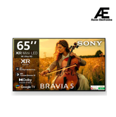 Sony 164 cm (65 inches) BRAVIA 5 Series 4K Ultra HD Smart Mini LED Google TV K-65XR55A