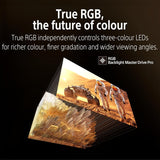 Sony BRAVIA 7 55 Inch 4K Ultra HD Google TV K-55XR70M2, True RGB LED, XR Processor, 120Hz