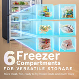 Bosch 503L, 3 Star, Frost Free 4 Door Side-by-Side Refrigerator with Perfect fit technology,Zero Gap, Prevents wall collision,VitaFresh Plus Technology(2026 Model, KCP88E256I, Dark Lake Metal)
