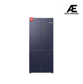Bosch 503L, 3 Star, Frost Free 4 Door Side-by-Side Refrigerator with Perfect fit technology,Zero Gap, Prevents wall collision,VitaFresh Plus Technology(2026 Model, KCP88E256I, Dark Lake Metal)