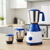 Lifelong Mixer Grinder for Kitchen | 3 Jars 750 Watt Mixie with Chutney Jar, Liquidizing Jar & Wet Grinder |Blender for Juices, Smoothies & Purees with Stainless Steel Blades, 3-Speed & Pulse Function LLMG600