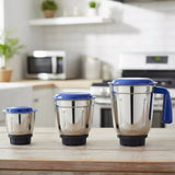 Lifelong Mixer Grinder for Kitchen | 3 Jars 750 Watt Mixie with Chutney Jar, Liquidizing Jar & Wet Grinder |Blender for Juices, Smoothies & Purees with Stainless Steel Blades, 3-Speed & Pulse Function LLMG600