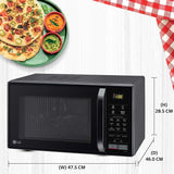 LG 21 L All In One Convection Microwave Oven (MC2146BL, Black), Free 1 Year Extended warranty
