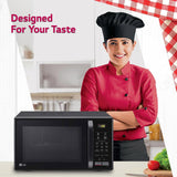 LG 21 L All In One Convection Microwave Oven (MC2146BL, Black), Free 1 Year Extended warranty