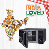 LG 28L Convection Microwave Oven with Diet Fry, Stainless Steel Cavity & Auto Cook, Black (MC2886BHT)