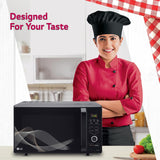 LG 28L Convection Microwave Oven with Diet Fry, Stainless Steel Cavity & Auto Cook, Black (MC2886BHT)