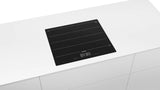 Bosch Series 8 Induction Hob 60 cm Flush-Mount Black with 4 Cooking Zones, FullTouch TFT Display, FlexInduction & Home Connect - PXY601JW1E