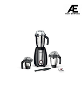 Bosch TrueMixx Pro 1000W Mixer Grinder (MGM8836BIN), 3 Stainless Steel Jars, Black