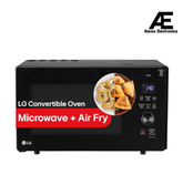 LG 28L Convertible Convection Microwave Oven, Air Fry, Charcoal Lighting Heater, 331 Auto Cook Menus