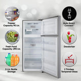 LG 322L 1 Star Frost Free Double Door Refrigerator with Smart Inverter Compressor, Multi Air Flow & Dazzle Steel (GLT3216NFDS)