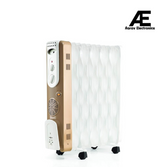 USHA 3611FS PTC 2500-Watt Oil Filled Radiator (White)