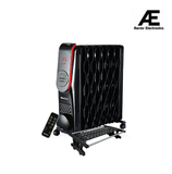 Havells 13 Fin 2500W Oil Filled Radiator Heater (GHROFBNK250) | Digital OFR, Room Heater, Black (Open Box / Without Box)