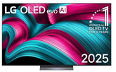 LG 195 cm (77 Inches) OLED evo C5 Series 4K Ultra HD (3840 x 2160) Smart webOS OLED TV OLED77C56LA