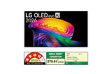 LG 77 Inch (195 cm) OLED evo AI C6 4K Ultra HD Smart TV (2026 Model) | Alpha 11 AI Processor Gen3 | 4K 165Hz VRR | Dolby Vision & Dolby Atmos | webOS 26 | AI Magic Remote | OLED77C6PLA